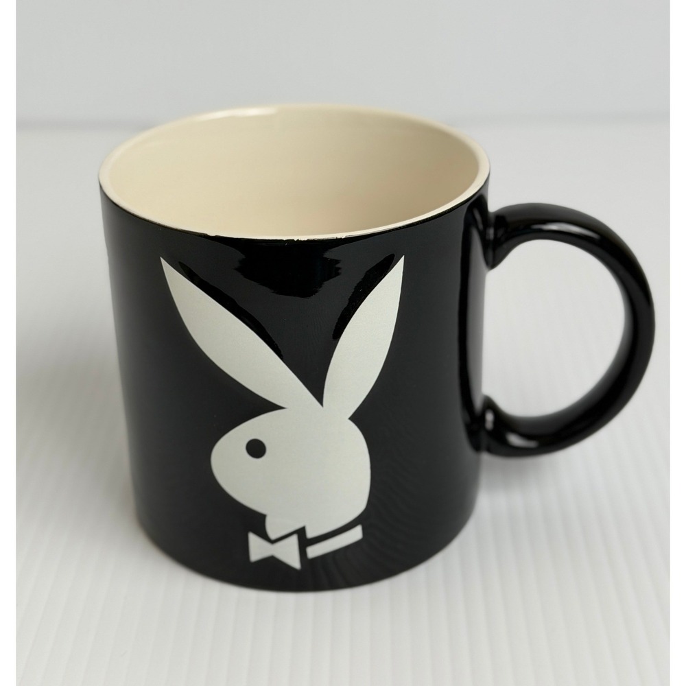 Playboy Rabbit Head Logo Coffee Mug Vintage 2003 Spencer Gifts